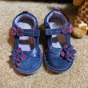 Stride Rite Medallion Collection Navy/Pink- Size7W